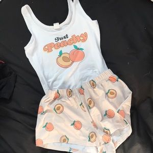 Just Peachy Tank and Shorts 🍑